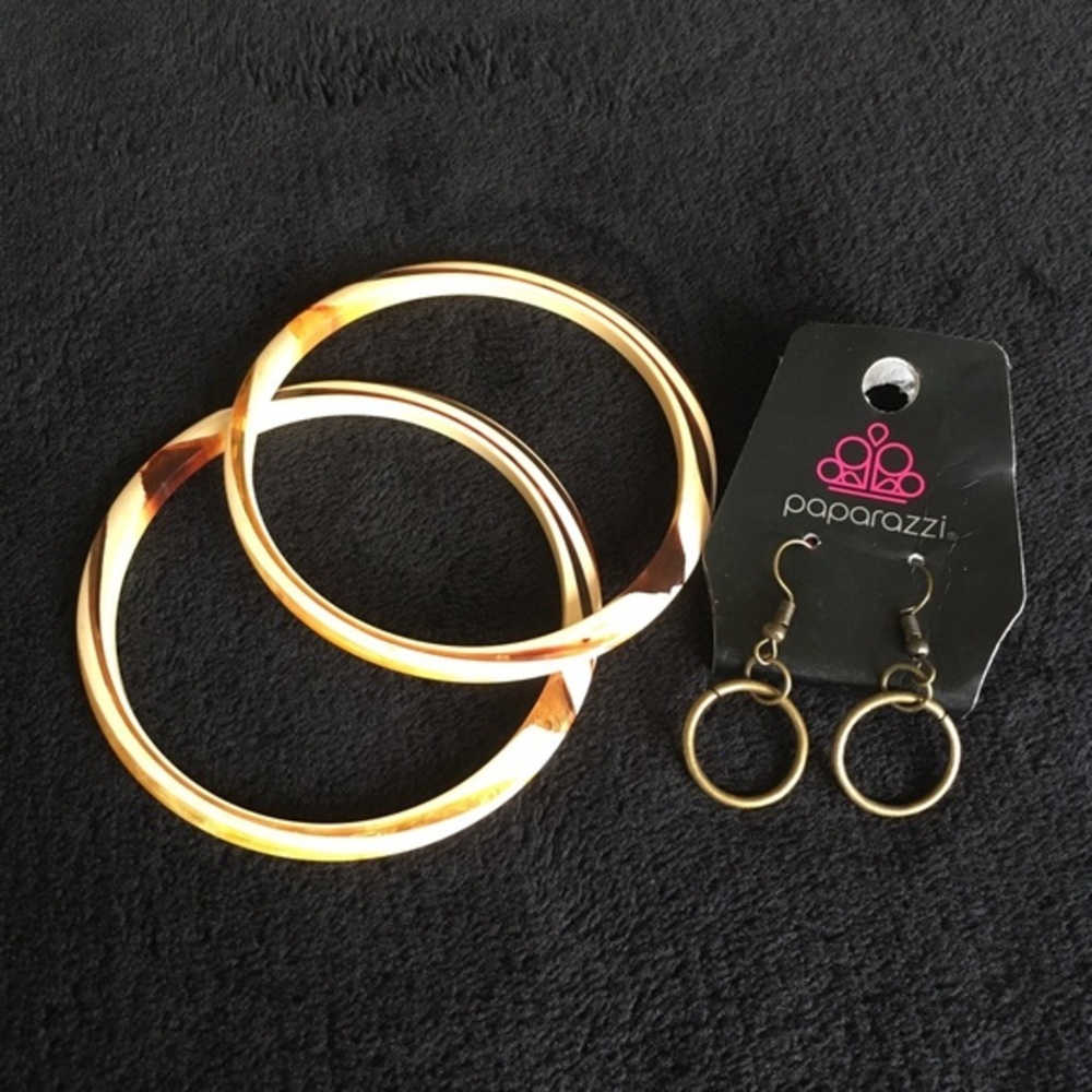 Marble Top Bangle Bracelets + Free Gift